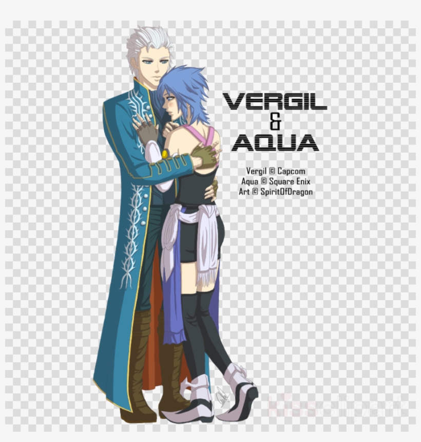 Vergil X Aqua Clipart Devil May Cry - Devil May Cry Vergil Female, transparent png