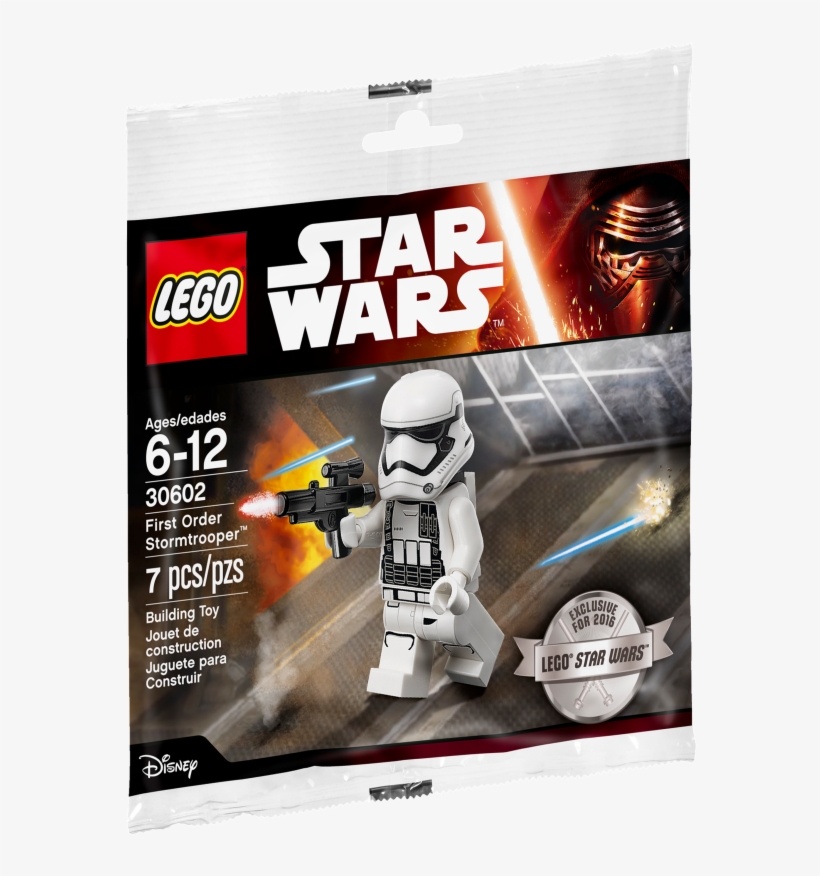 Lego 30602 First Order Stormtrooper Polybag Promo May - Lego 30602 First Order Stormtrooper Polybag Star Wars, transparent png