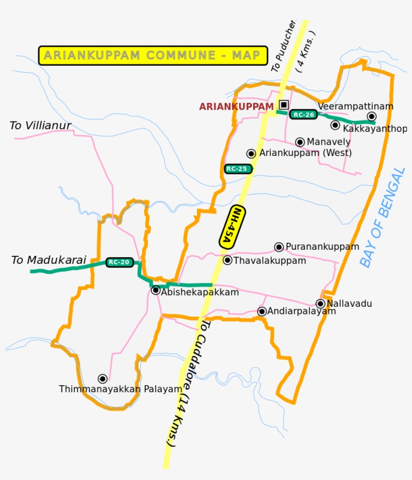 File - Akm-commune - Svg - Ariyankuppam Commune, transparent png