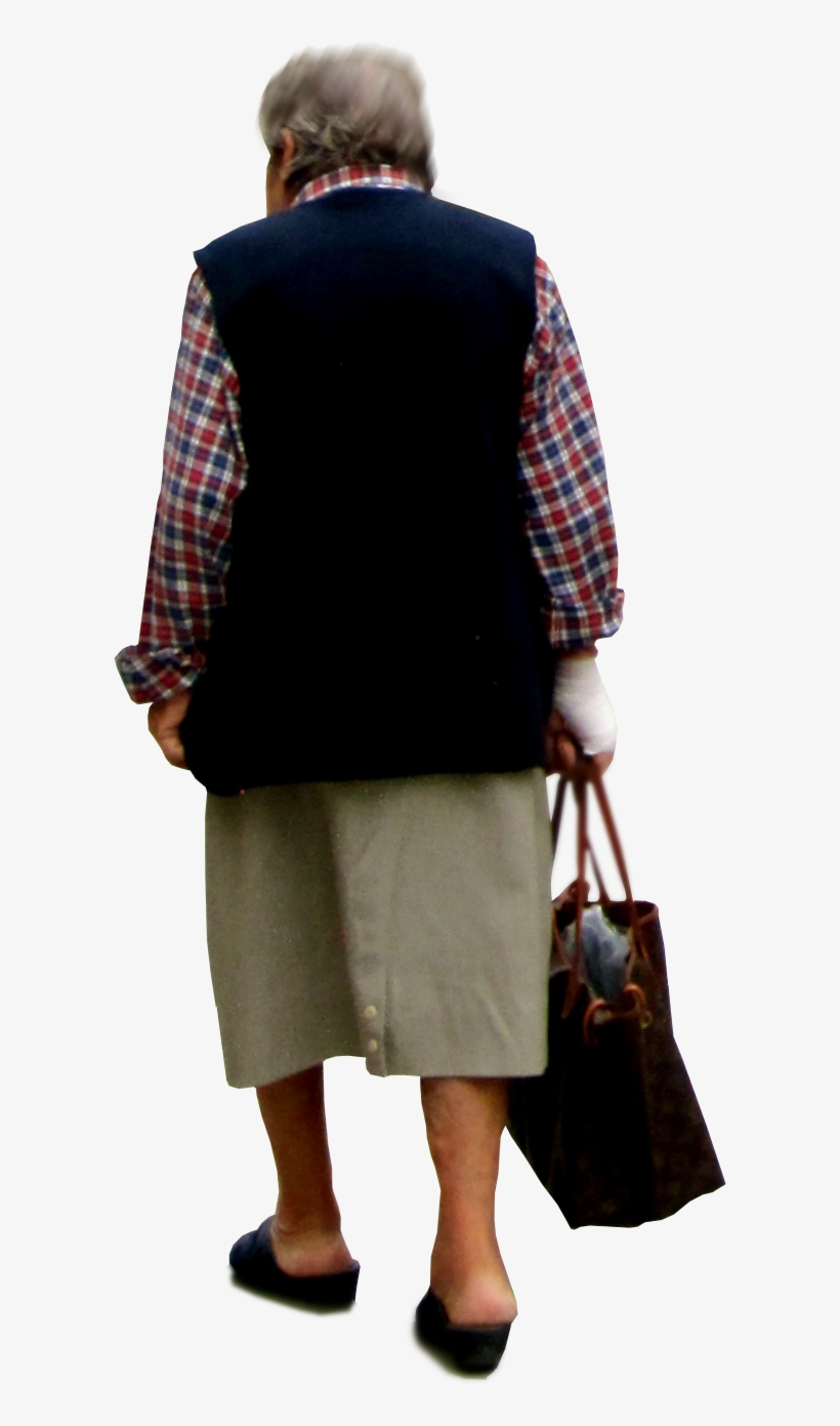 Download - Anciano De Espaldas Png, transparent png