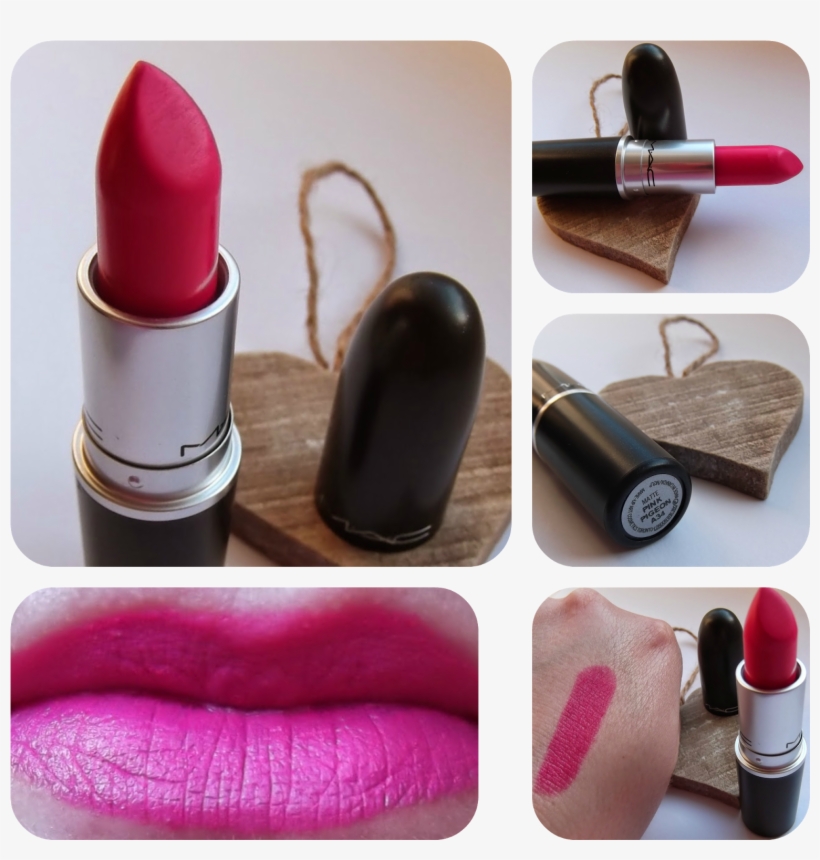 Mac Pink Pigeon Matte Lipstick Review Swatch Bold Lip - Lipstick, transparent png