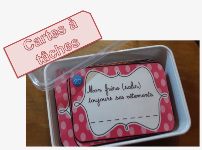 Cartes A Taches Sur Le Present - Cartes À Tâche Imparfait, transparent png
