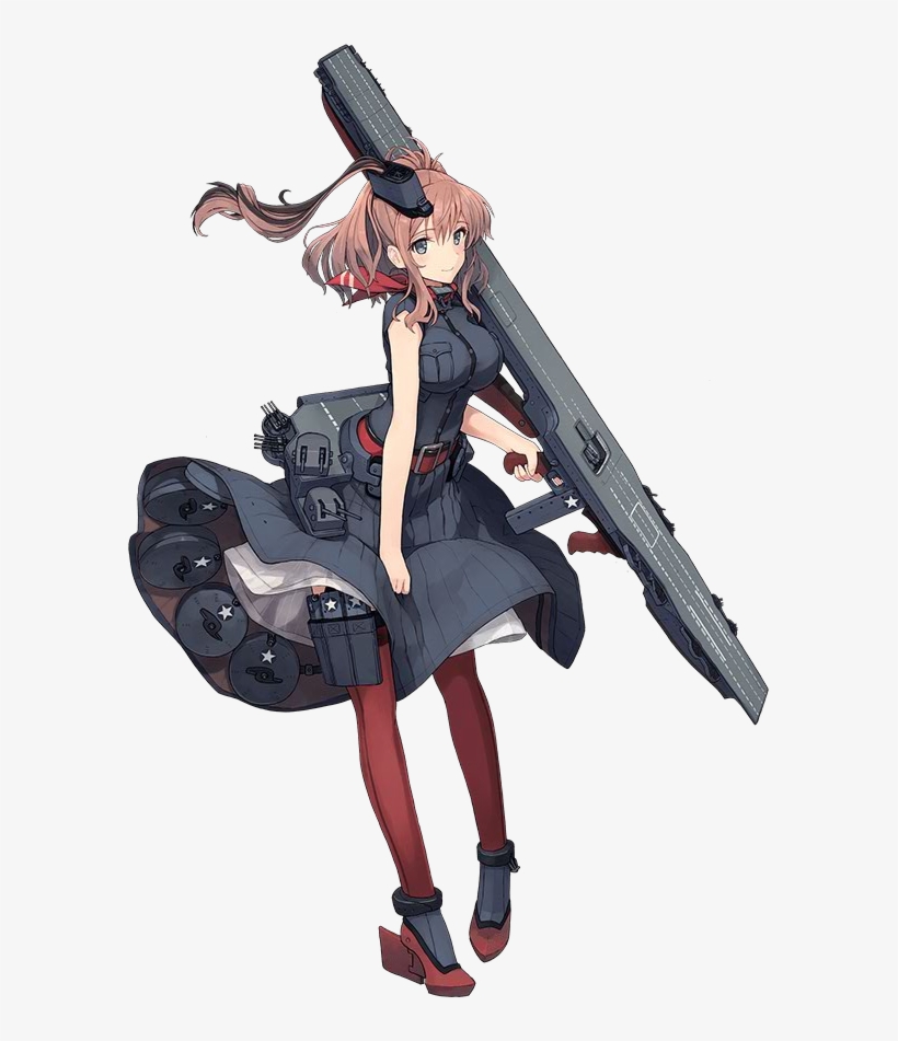 Karasu Ga Tobu Toki - Kancolle Saratoga, transparent png