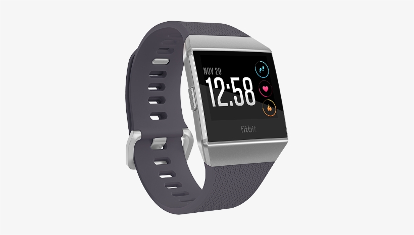 You Can Begin Pre-ordering The Fitbit Ionic Fitness - Fitbit Ionic Blue Gray Silver Gray, transparent png