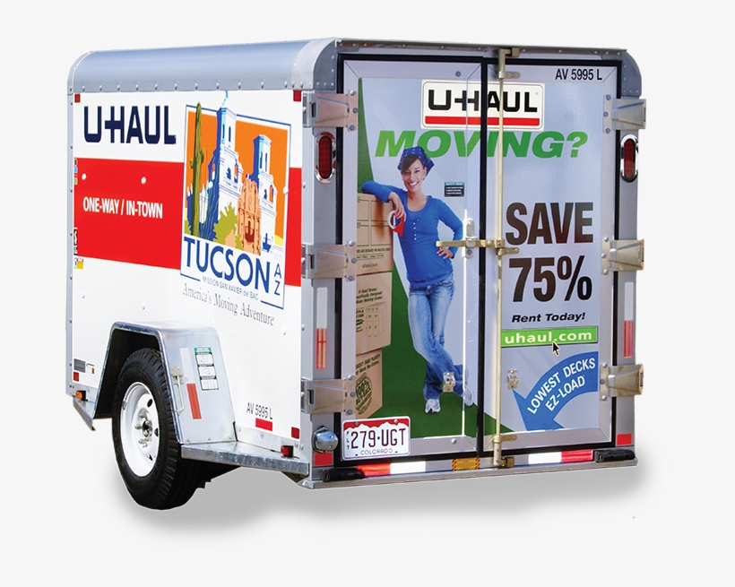 Av Rear Doors Closed - U Haul Cargo Trailer Door, transparent png