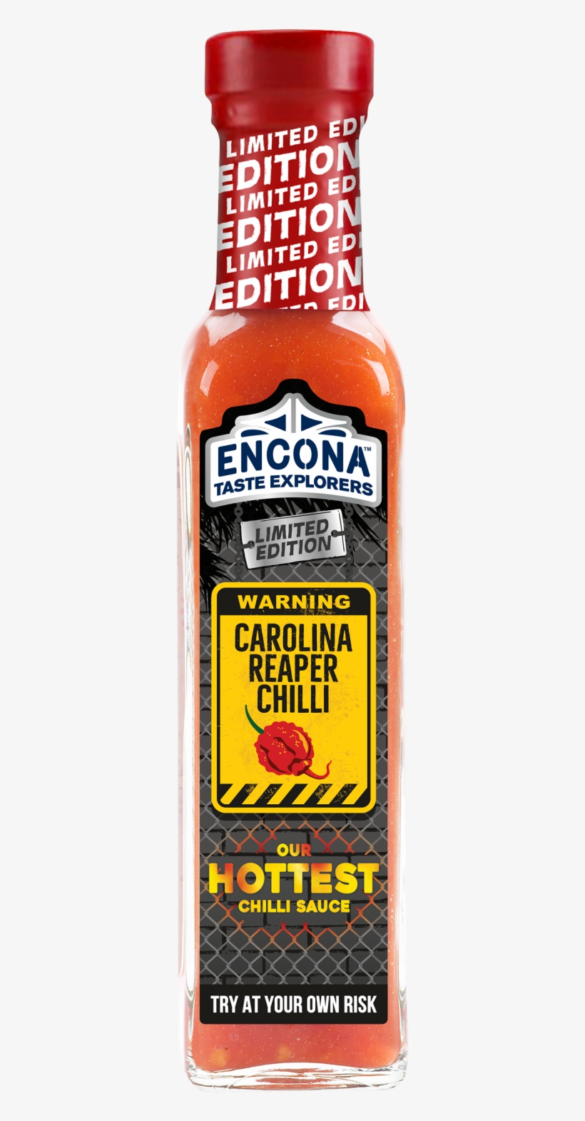 Carolina Reaper Chilli Sauce - Encona Limited Edition Carolina Reaper Chilli Sauce, transparent png