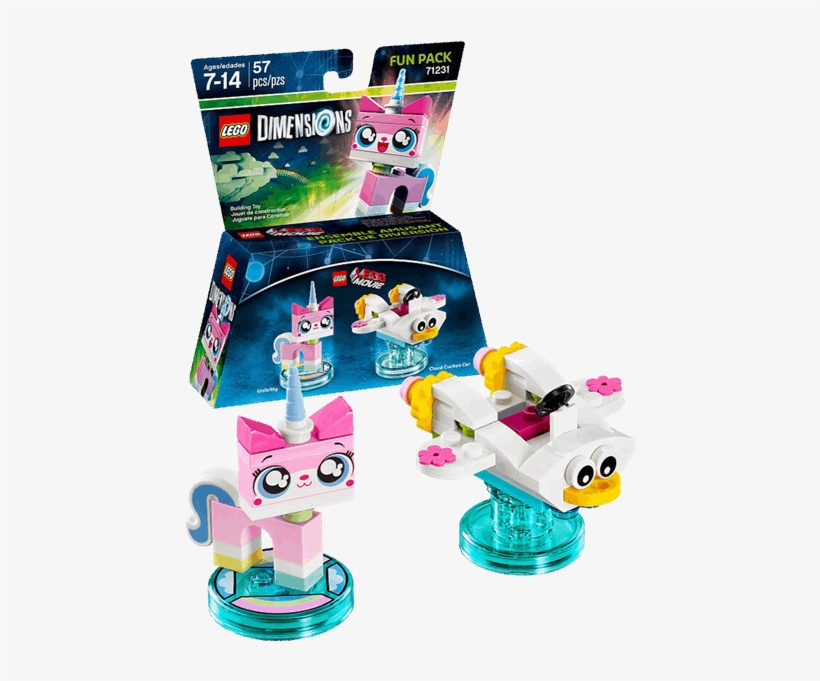 1 Of - Lego Dimensions Unikitty Fun Pack, transparent png