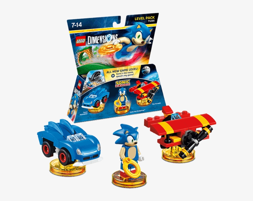 1 Of - Lego Dimensions Sonic The Hedgehog Level Pack, transparent png
