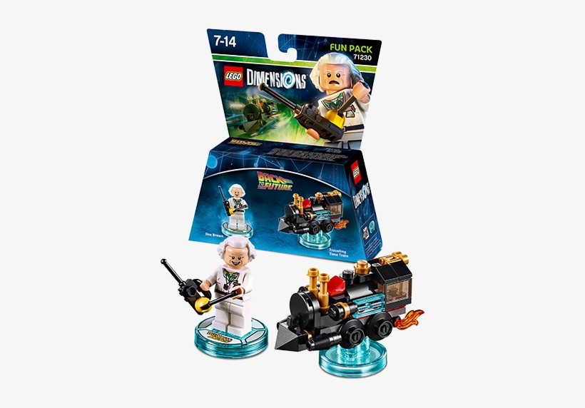 Lego Dimen Fun Doc Brown, , Large - Lego Dimension Doc Brown, transparent png