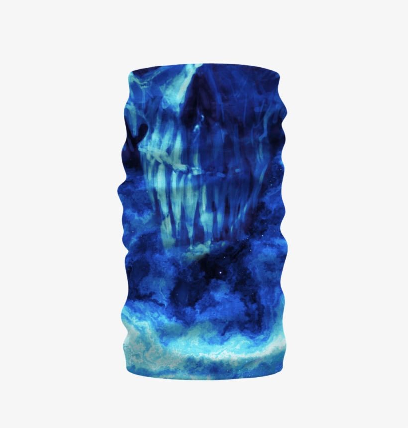 Blue Skull Neck Warmer - Neck Gaiter, transparent png