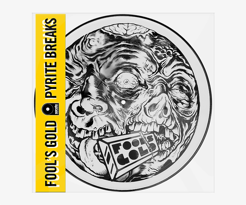 Fool's Gold Ii 'pyrite Breaks - Serato - 10’’ Performance Control Vinyl - Red Glass, transparent png