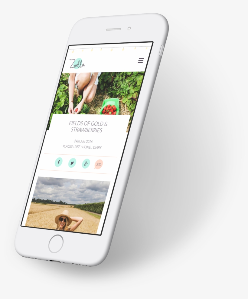 Zoella's Content Platform - Iphone, transparent png