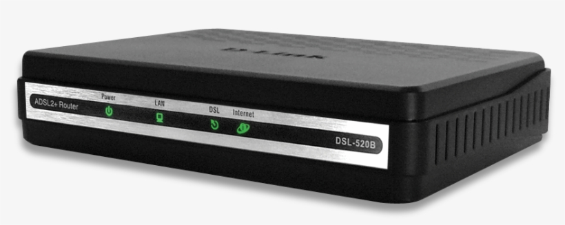 Dsl 520b Right - D-link Dsl-2900al Viper Dual Band Ac1900 Modem Router, transparent png