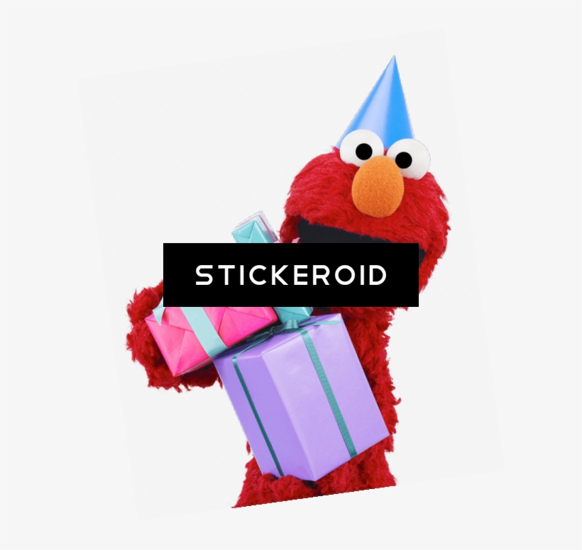 Sesame Street Elmo With Gifts - Happy Birthday Elmo, transparent png
