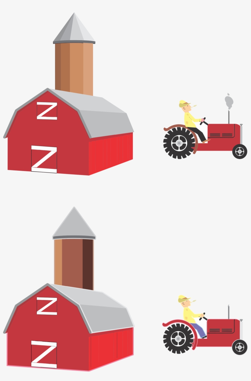 This Free Icons Png Design Of Farmer And Silo, transparent png