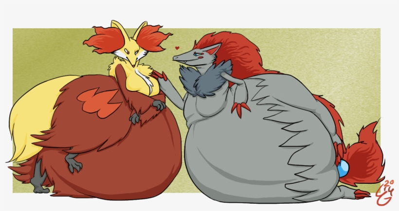 Hey, This Ain't Teen Braixen Sexual Harassment - Pokemon Zoroark And Braixen, transparent png