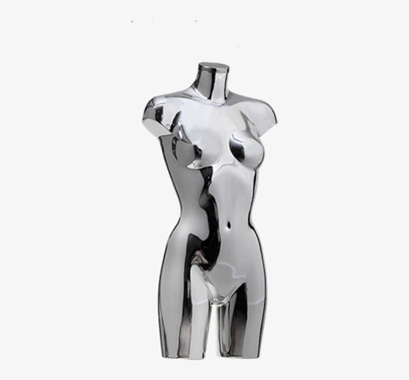 Plastic Torsos Code 120-silver - Mannequin, transparent png