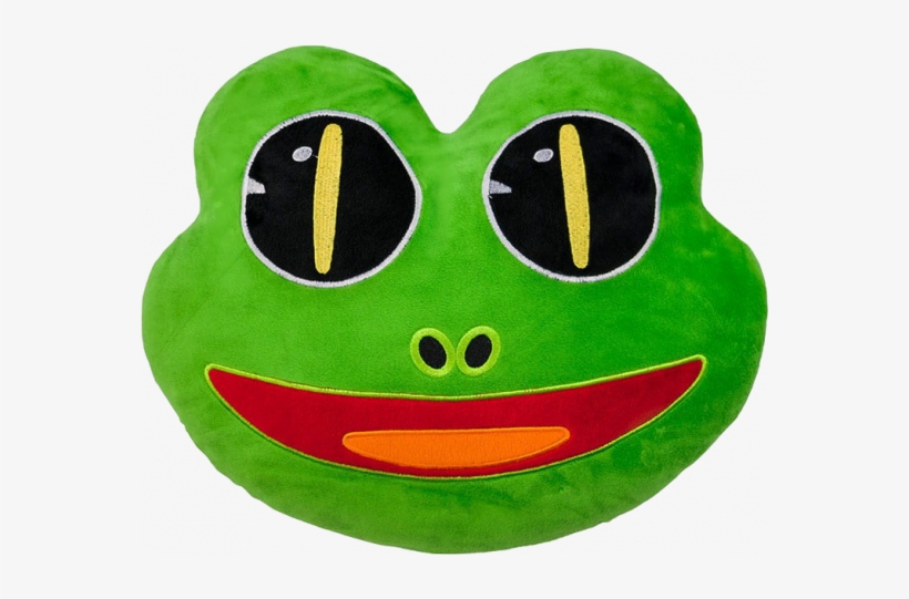 Wholesale Frog Emoji Cushion - Emoji, transparent png