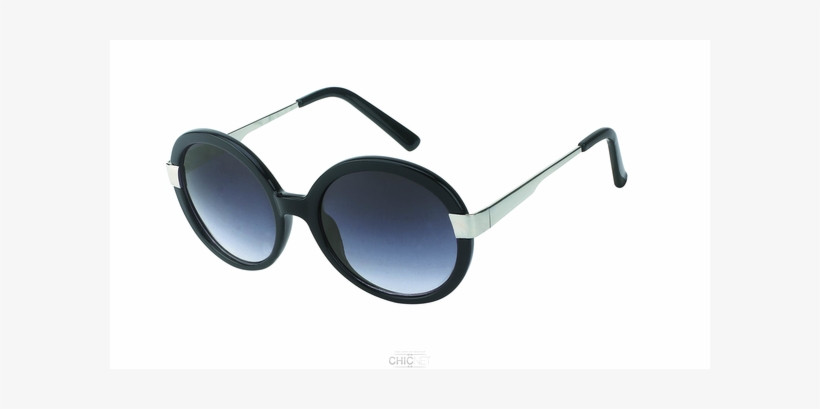 Sonnenbrille Damen Rund Dick Vintage Glamour Getönt, transparent png