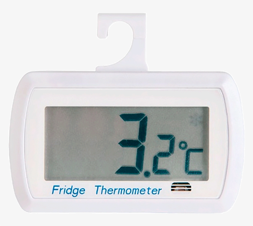 Termómetro Digital Para Neveras Con Indicador De Alerta - Digital Fridge Thermometer, transparent png