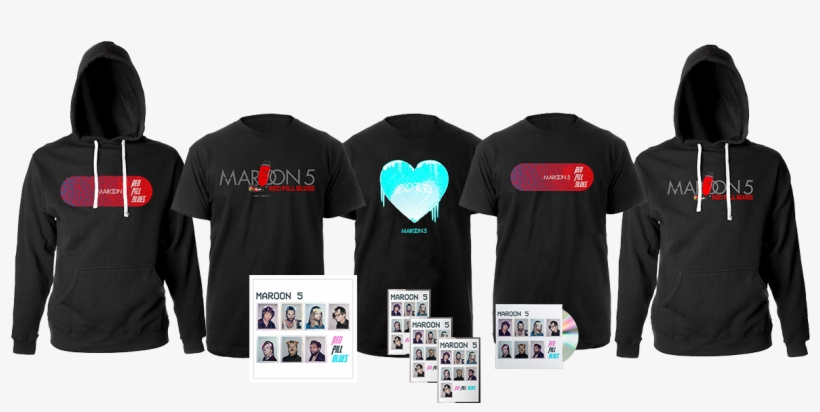 A Grand Prize Bundle From Maroon 5 - Maroon 5 Red Pill Blues Tour Merch, transparent png