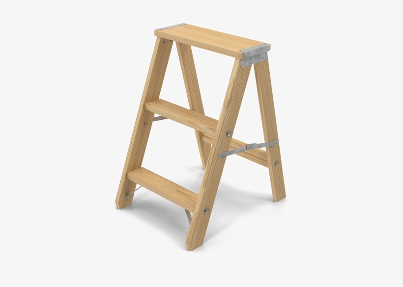 Wooden Ladder Png Image Background - Wooden Step Ladder Png, transparent png