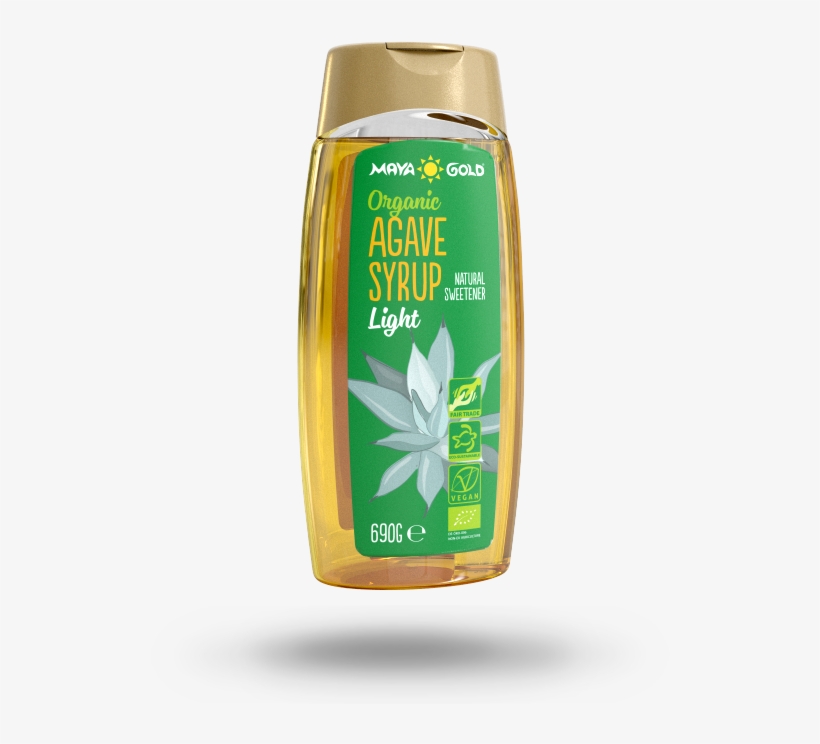 Maya Gold Agave Syrup Packaging, transparent png