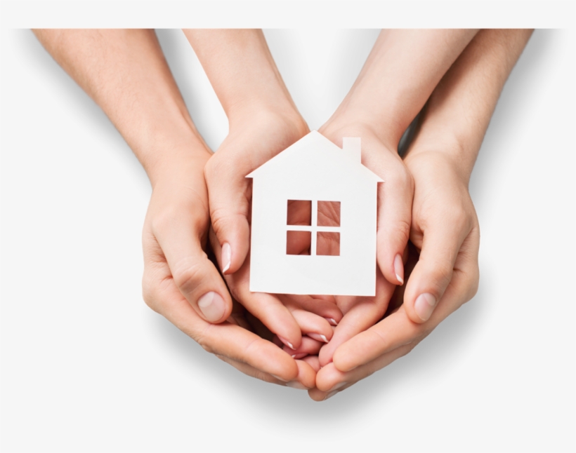 Rotary Radio Auction - Hands Holding A House, transparent png
