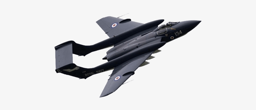 Model Aircraft And Military Land Based Vehicles - De Havilland Sea Vixen, transparent png