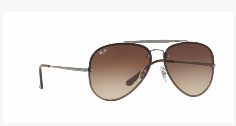Ray Ban Blaze Aviator Rb N Free - Ray-ban Rb3584n 004/13 Sunglasses, transparent png