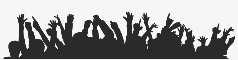 Back To Top - Transparent Crowd Hands Png, transparent png