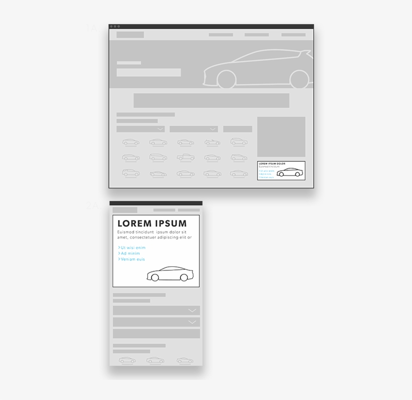 Vehicle Spotlight Wireframe Mobile Graphic - Jumpstart Automotive Media, Inc., transparent png