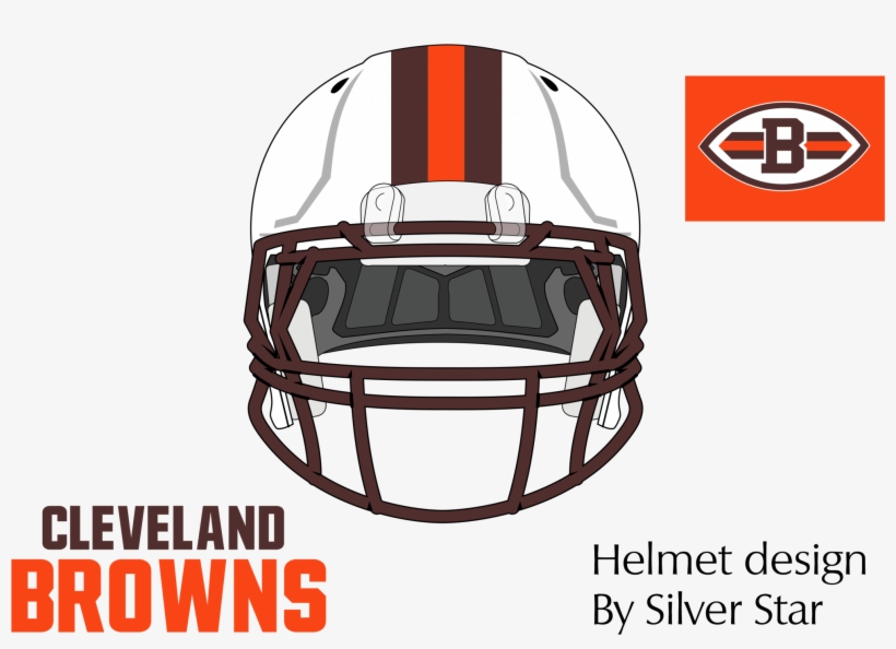 Cleveland Browns Mockup White Helmets - Cleveland Browns White Helmets, transparent png