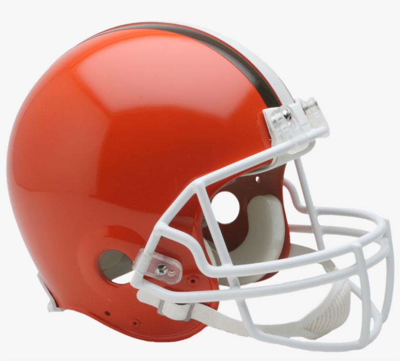 Cleveland Browns Vsr4 Authentic Throwback Helmet - Clemson Football Helmet Png, transparent png