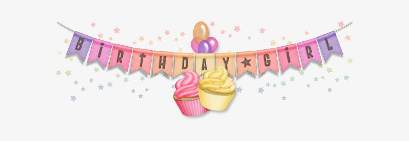 Clip Art Transparent Elysha S Bday Extravaganza No - Birthday For Girl Png, transparent png