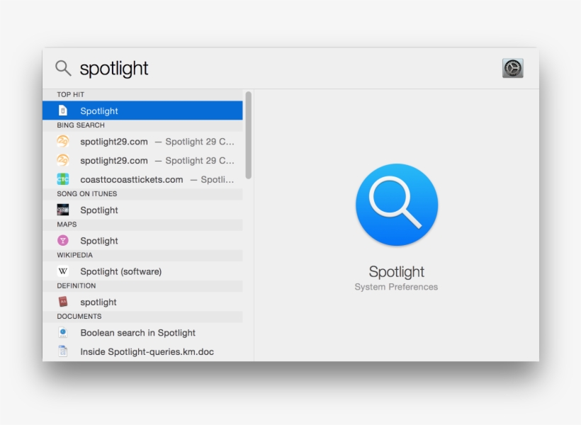 Spotlight Searches Many Types Of Files And Content - Search Apps On Mac, transparent png
