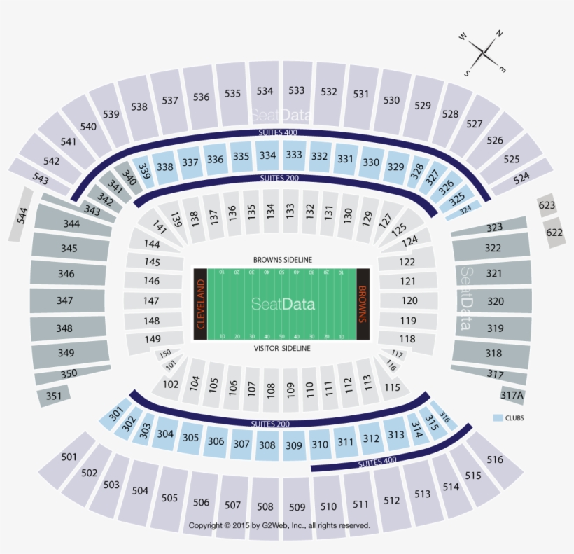 Click Section To See The View - Cleveland Browns, transparent png