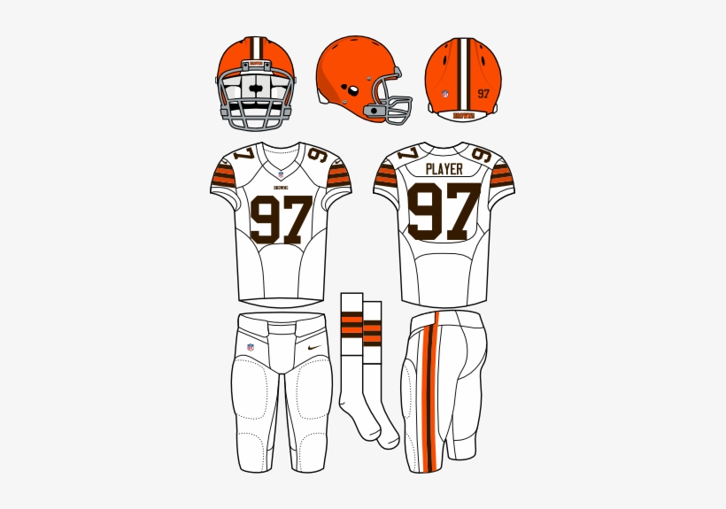 I'm Selling Decal Sheet For The Cleveland Browns Electric - Cleveland Browns New Uniform Home, transparent png