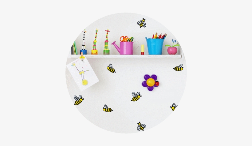 All My Issues For Me And I Was Able To Get Some Stunning - Walls Need Love Honey Bees Mini-pack Wall Decal, transparent png