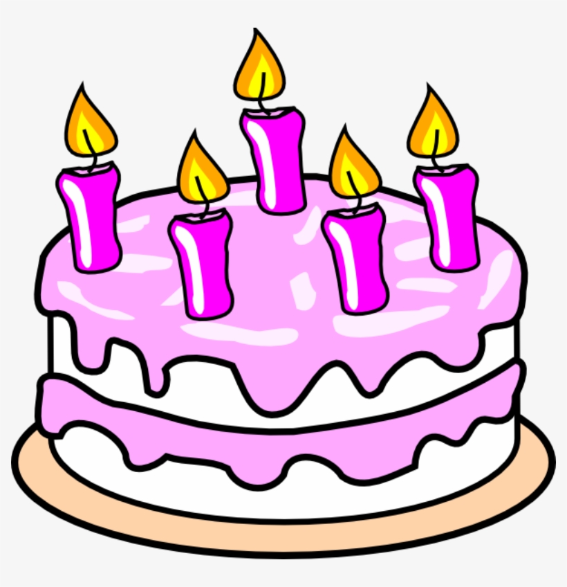 Girl S Birthday Cake Clipart Png For Web, transparent png