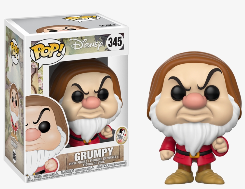 Snow White And The Seven Dwarfs Grumpy Pop Vinyl Figure - Funko Grumpy, transparent png