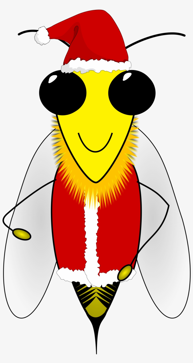 This Free Icons Png Design Of Santa Honey Bee, transparent png