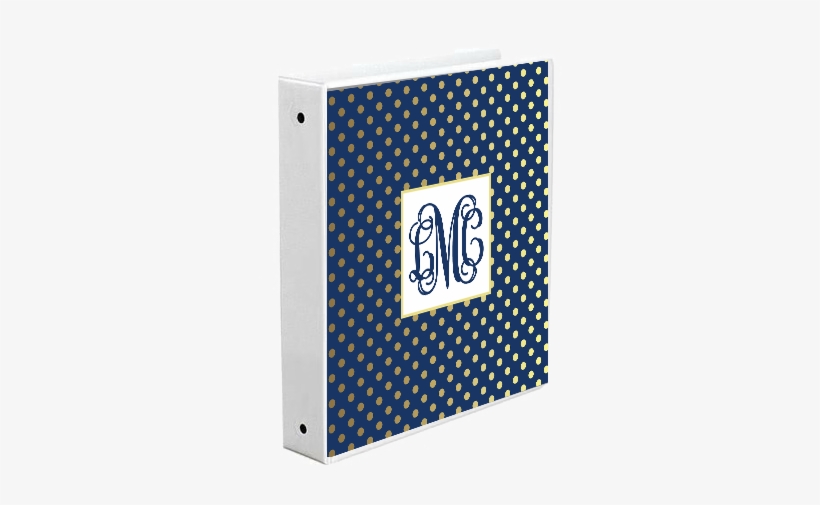 Binder Cover, Navy Gold Dot, Bts17-b10 - 手帳タイプ スマホケース カバー 402so 008248 チェック・ボーダー, transparent png