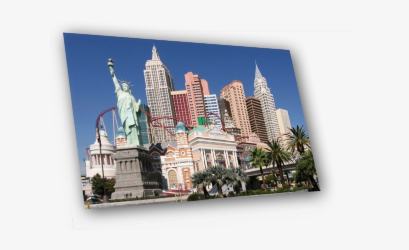New York New York Las Vegas - Skyline Von Las Vegas, Nevada Kasino-postkarte Postkarte, transparent png