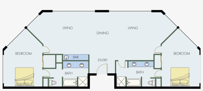 Floorplans - Mgm Skyline Marquee Suite Floor Plan, transparent png