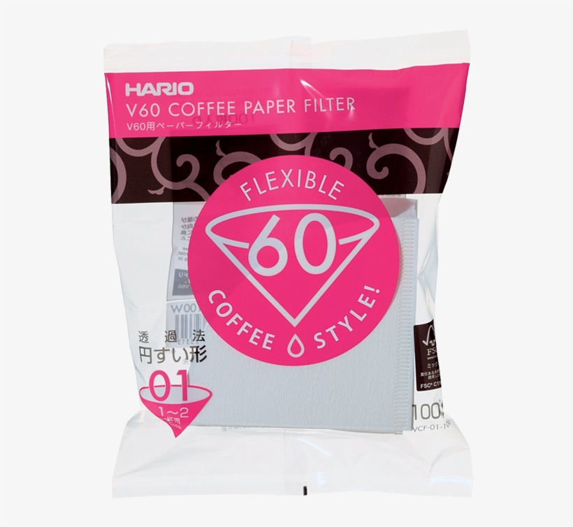 Hario V60 Coffee Paper Filters - Hario Vcf 02 100w, transparent png