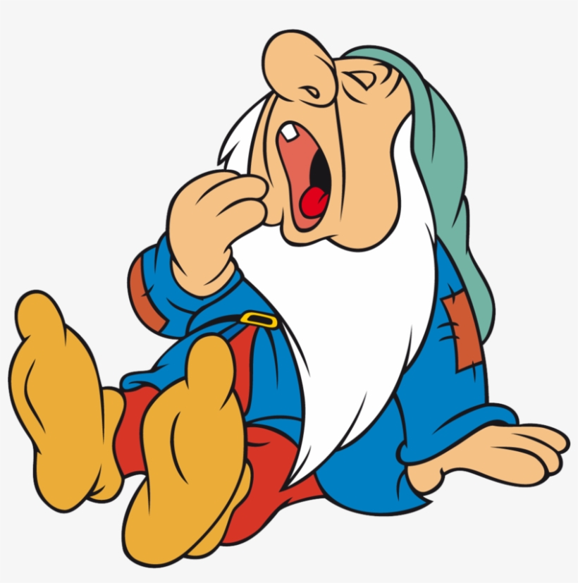 Image Black And White Library Seven Dwarfs Bashful - Sleepy Seven Dwarfs, transparent png