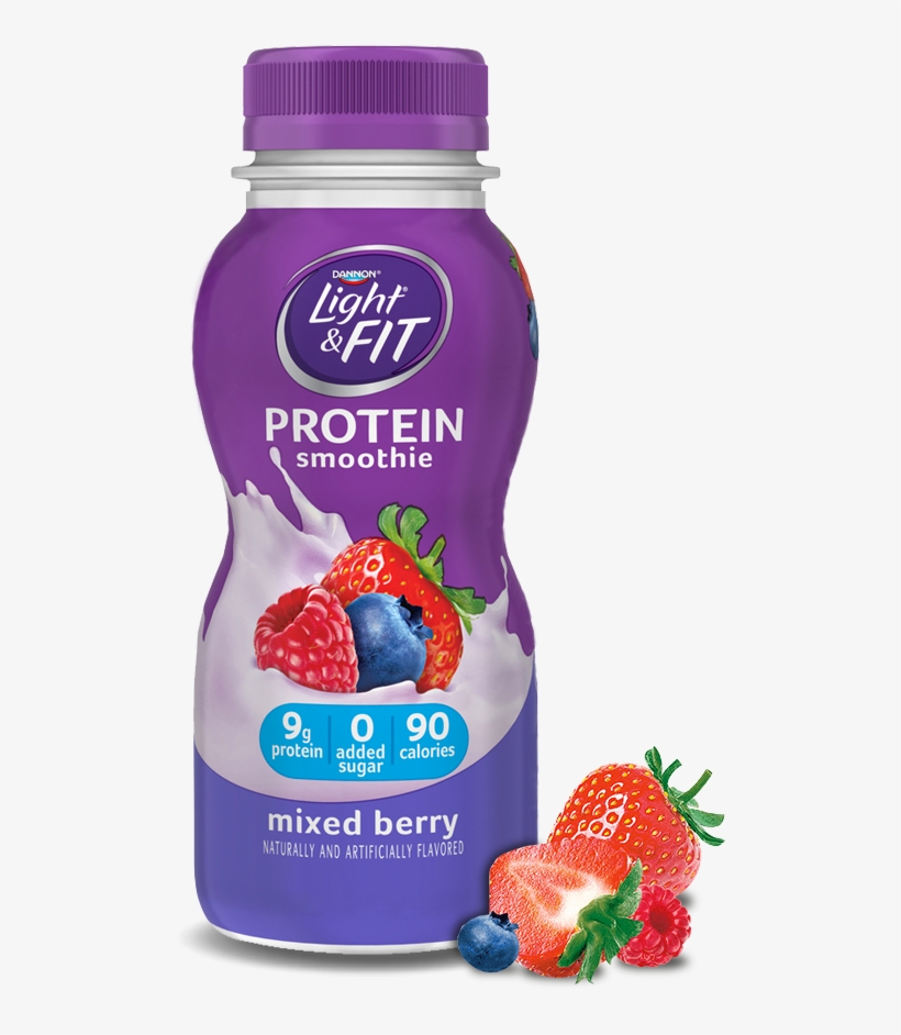 Mixed Berry Protein Smoothie - Mixed Berry Drinkable Yogurt, transparent png