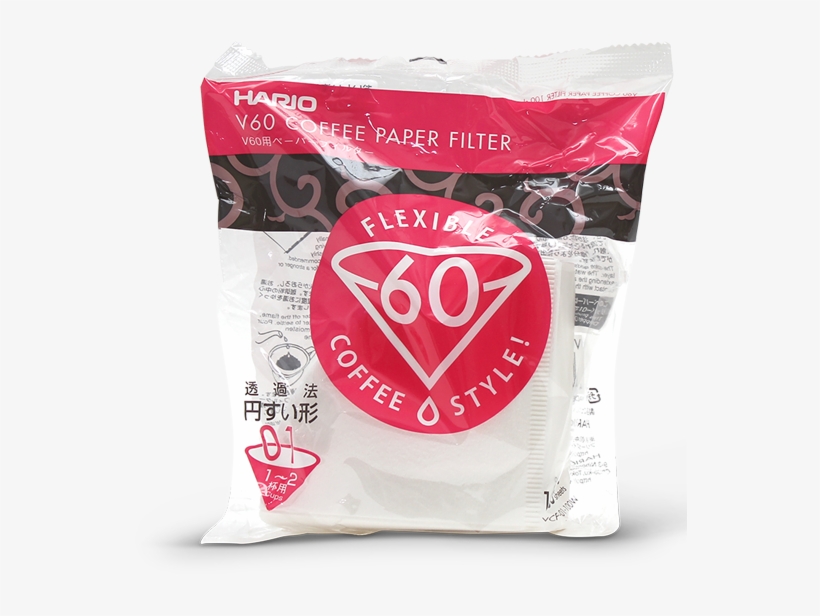 Hario Count Coffee Paper Filter,pack Of 100,white, transparent png