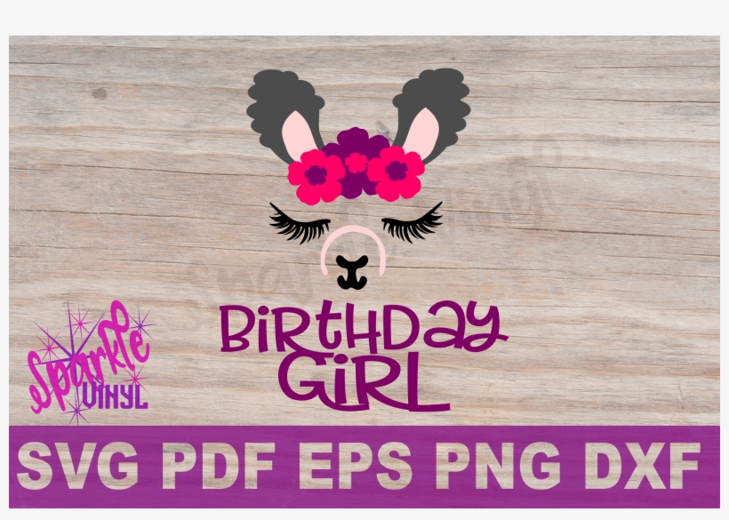 Llama Party, Llama Birthday, Llama Face Svg, Girl Llama - Party, transparent png